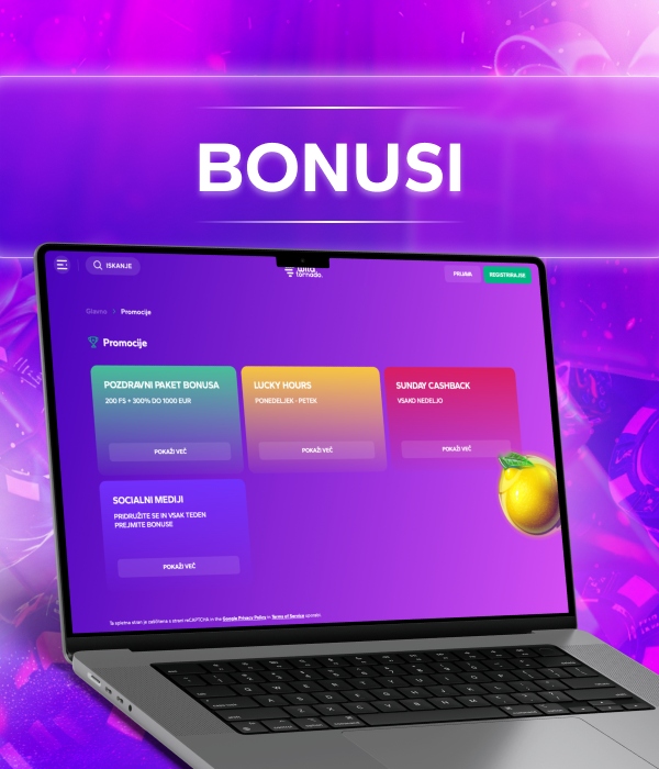 bonus ponudbe za live casino igre